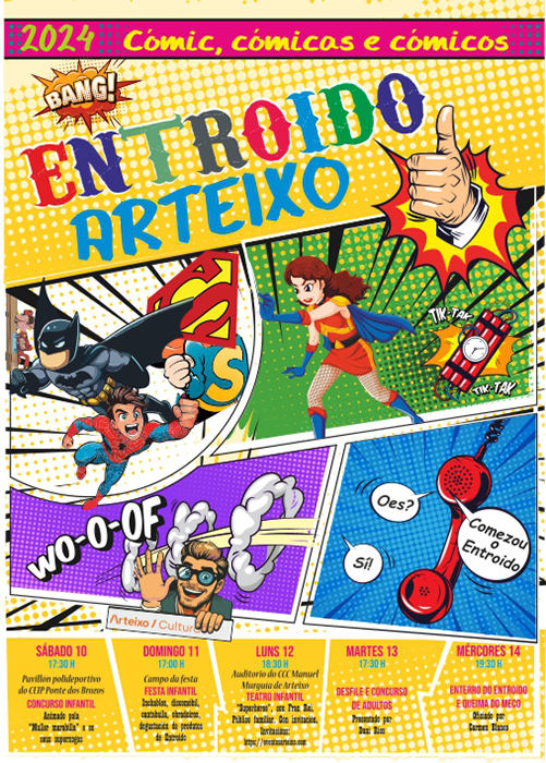 cartel carnaval Arteixo 2024